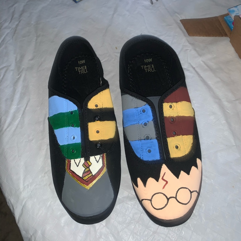 Harry Potter hand painted shoes